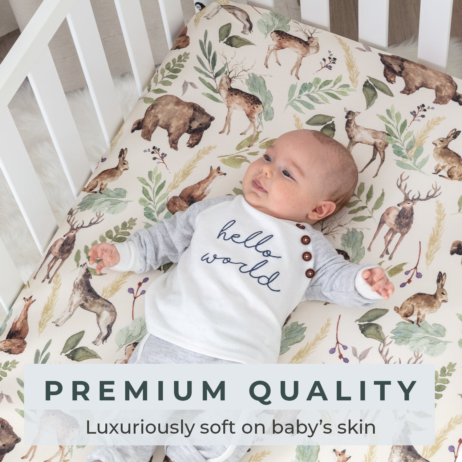 Safe crib outlet bedding