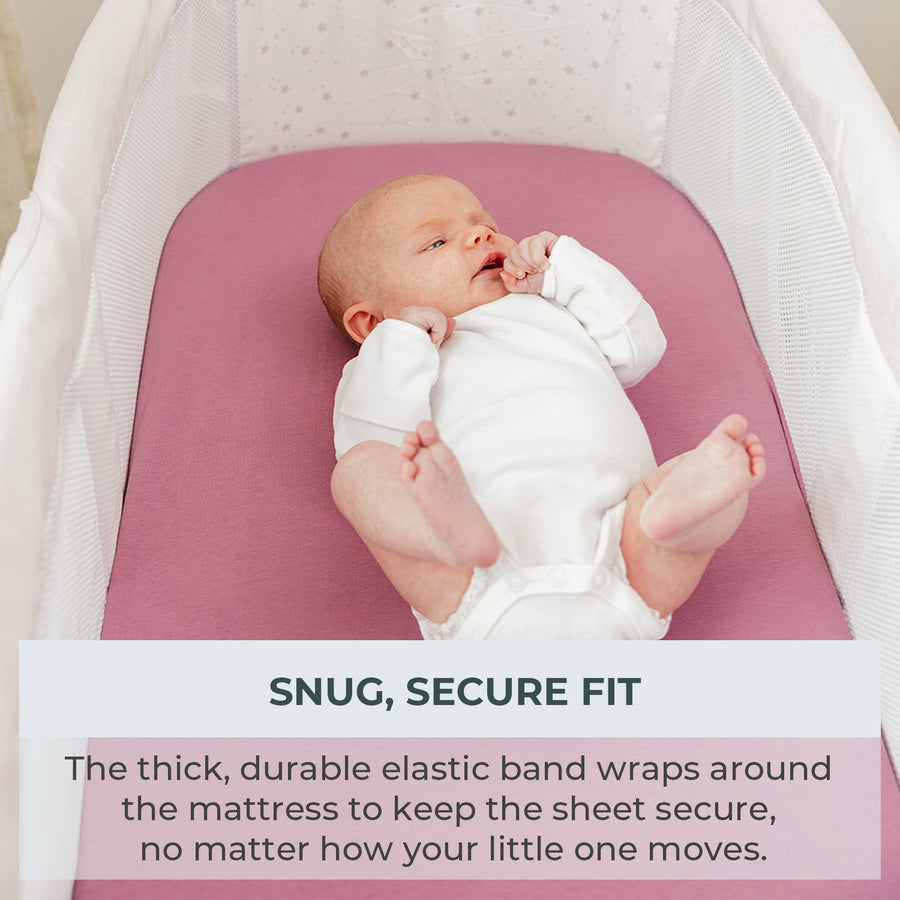 Bassinet sheets - Blossom