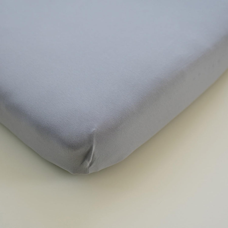 Crib sheet Single - Smoky Grey