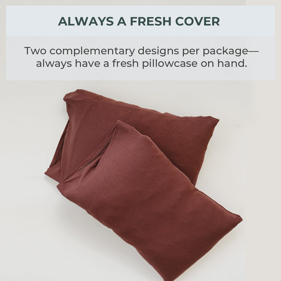 Solid Pillowcase - Chocolate Brown