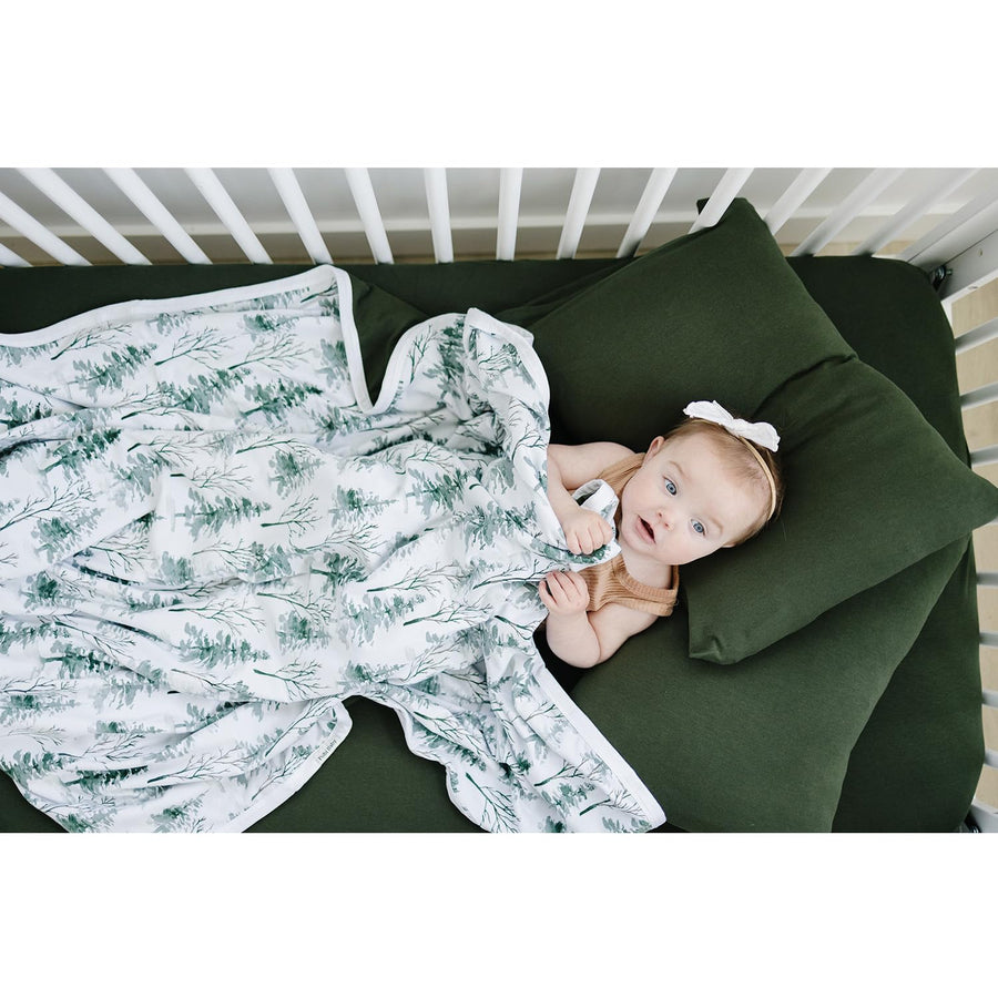 Solid Pillowcase - Wood Green
