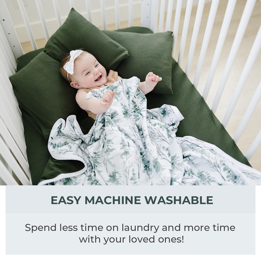 Solid Pillowcase - Wood Green
