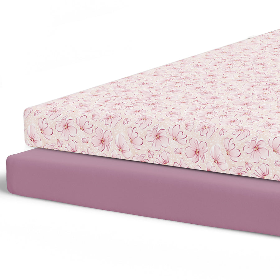 Playard / Mini Crib sheets - Blossom