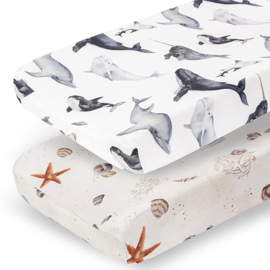 Changing Pad Covers - Seaside