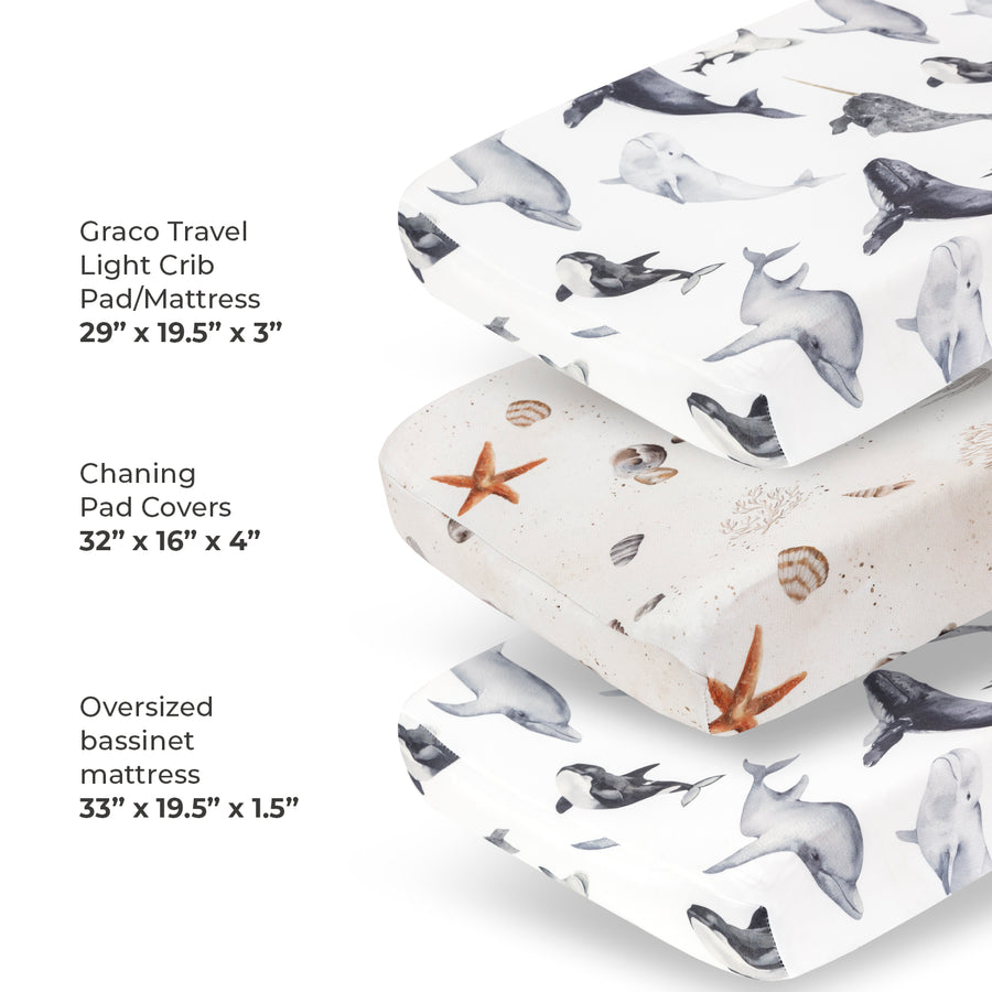 Changing Pad Covers - Seaside